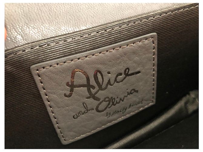 Pochette Alice + Olivia Nera e Grigio Scuro con Paillettes Nero Grigio antracite - vista 5