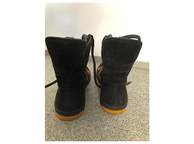 Sneakers Louis Vuitton Leopardate in Pelle e Lana Stampa leopardo - vista 6