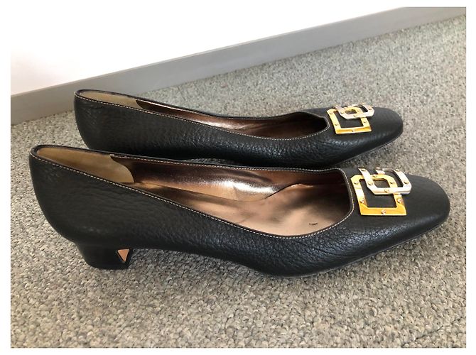 Bailarinas Dolce & Gabbana en piel granulada negra Negro - vista 3