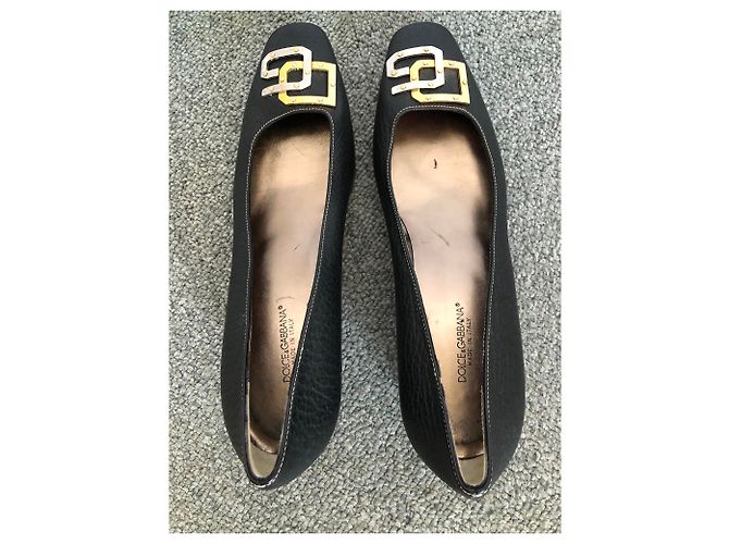 Bailarinas Dolce & Gabbana en piel granulada negra Negro - vista 5