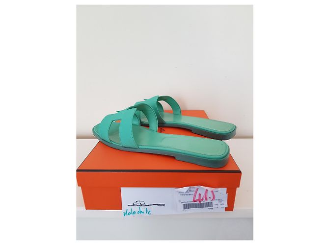 Hermès Oran H Epsom Verde - vista 4