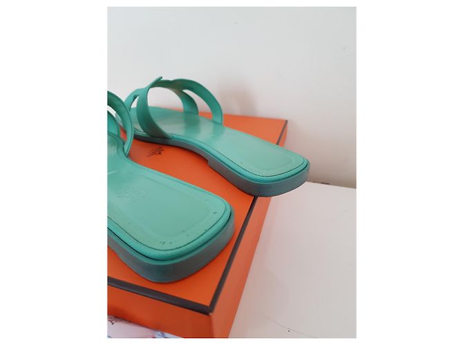 Hermès Oran H Epsom Verde - vista 6