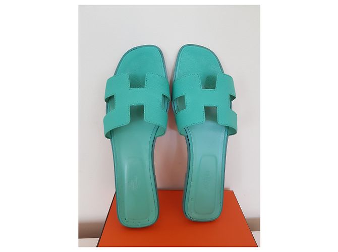 Hermès Oran H Epsom Verde - vista 9