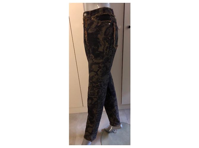 Set giacca senza maniche e jeans Kenzo blu scuro cotone - vista 10