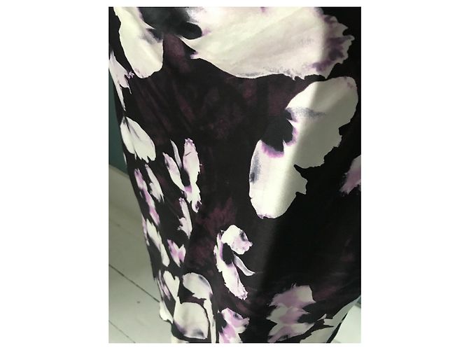 Saia de seda floral Hugo Boss Multicor - vista 3