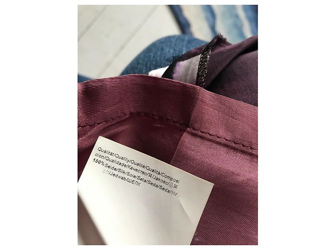Saia de seda floral Hugo Boss Multicor - vista 7