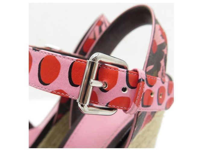 Sandali Louis Vuitton Monogram Jungle Wedge Multicolore - vista 8