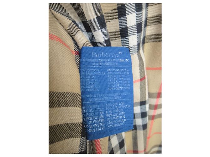 fossa vintage Burberry 48 Cachi - vista 5