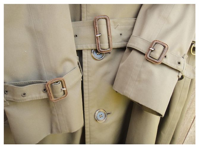 fossa vintage Burberry 48 Cachi - vista 6
