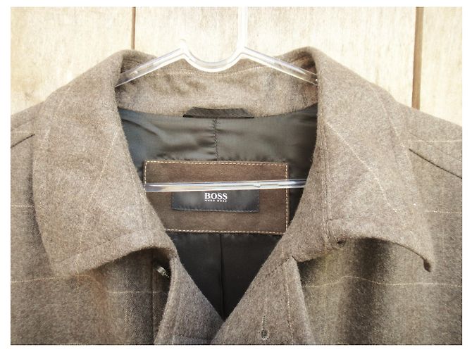 Hugo Boss Boss Mantel neuwertig Anthrazitgrau - Ansicht 6