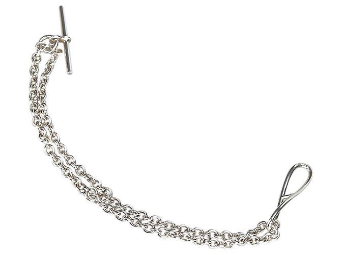 Hermès Hermes Silver Silver Bracelet Argento - vista 2