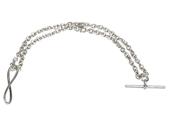 Hermès Hermes Silver Silver Bracelet Argento - vista 3