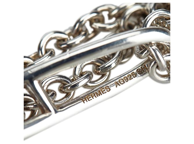 Hermès Hermes Silver Silver Bracelet Argento - vista 4