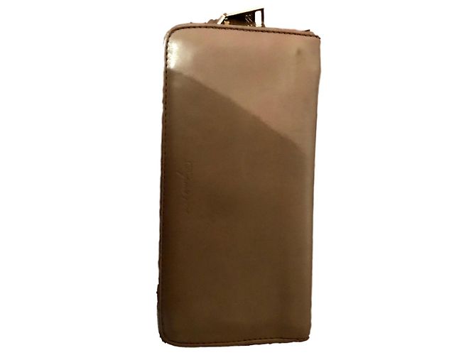 Lancel Portfolio aus Glattleder Taupe - Ansicht 2