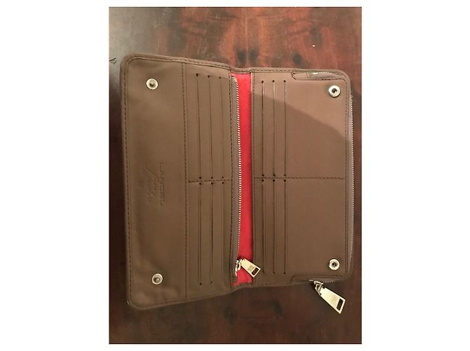 Lancel Portfolio aus Glattleder Taupe - Ansicht 3