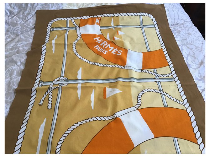 Hermès pareo Naranja - vista 7
