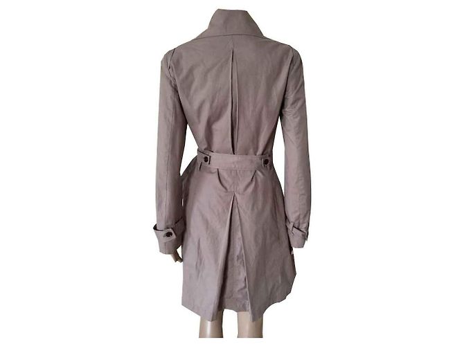 Cappotto Selected in cotone marrone - vista 2