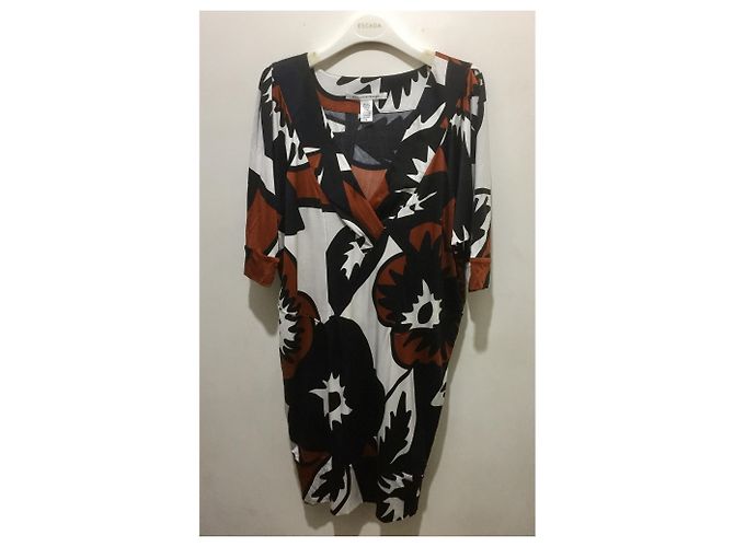 Vestido Diane Von Furstenberg Venus de seda Multicor - vista 10