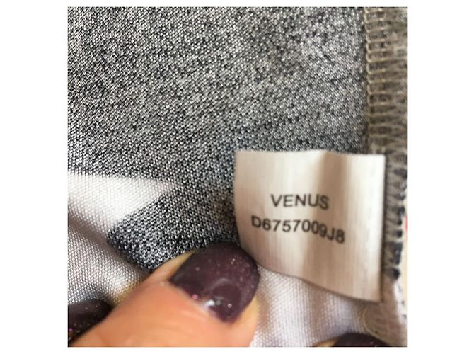 Vestido Diane Von Furstenberg Venus de seda Multicor - vista 8