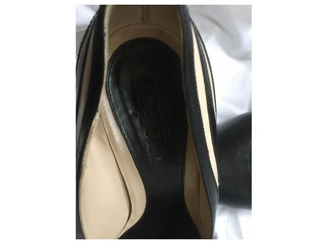 Alexander Mcqueen Pompe in bianco e nero - vista 6