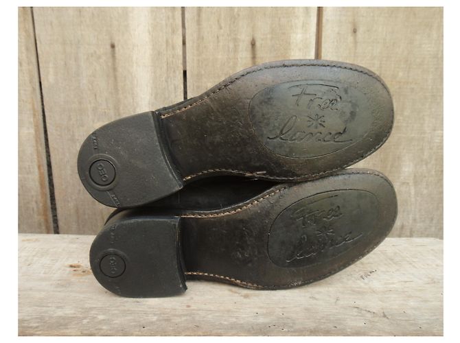 Botas de acero con hebilla free lance. Negro - vista 6