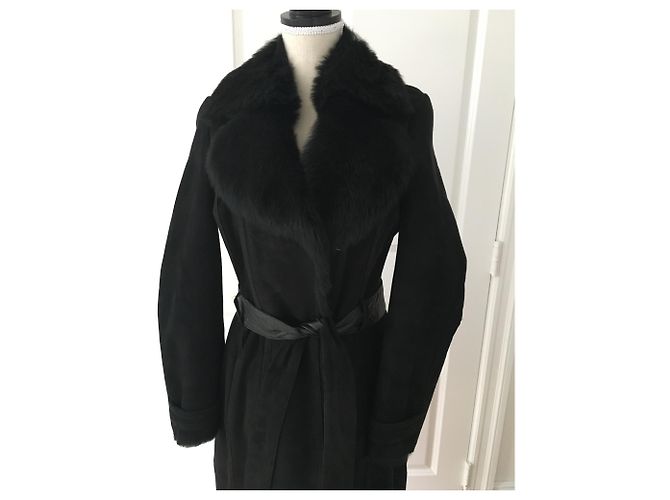 Reiss Minelli Shearling Coat - view 3