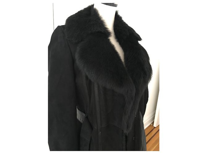 Reiss Minelli Shearling Coat - view 4