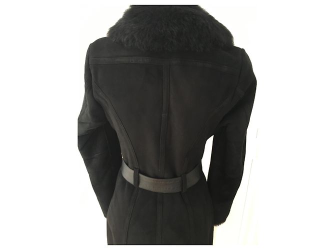 Reiss Minelli Shearling Coat - view 7