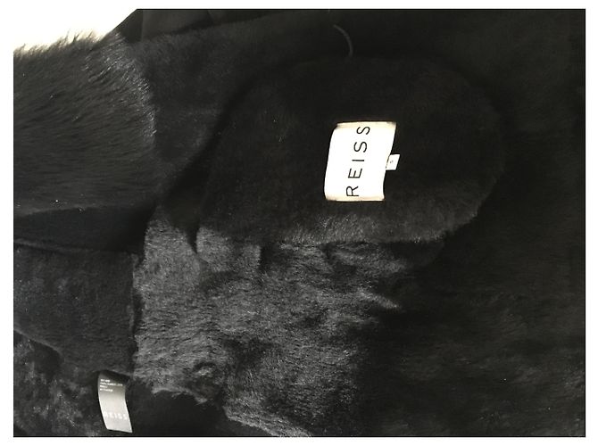 Reiss Minelli Shearling Coat - view 8
