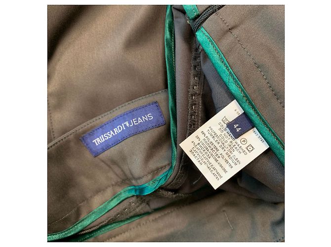 Trussardi Jeans Rock anthrazitgrau Satin Polyester - Ansicht 6