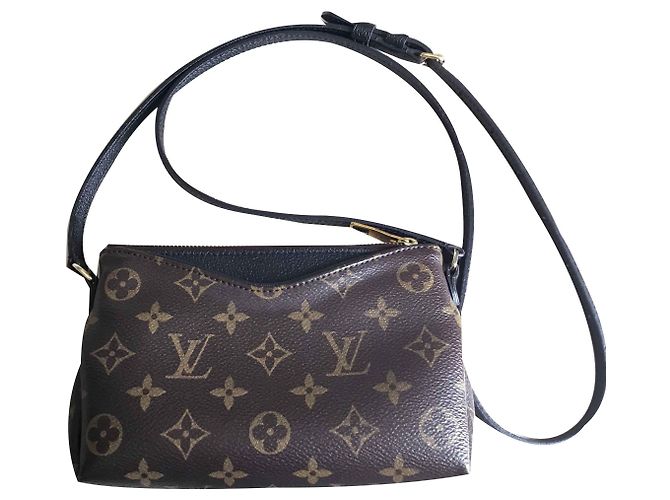 Pallas Louis Vuitton Pochette Cross Body Marrone Nero - vista 2