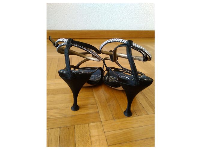 SANDALI DOLCE & GABBANA CON EMBELLISHMENTS Nero - vista 3