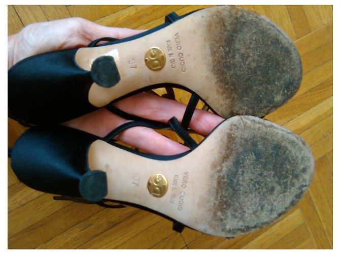 SANDALI DOLCE & GABBANA CON EMBELLISHMENTS Nero - vista 5