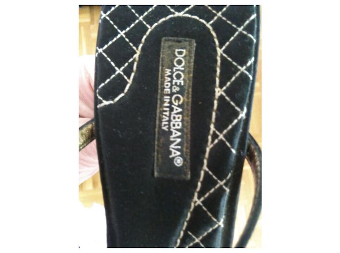 SANDALI DOLCE & GABBANA CON EMBELLISHMENTS Nero - vista 7