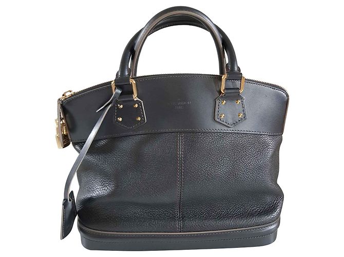 Louis Vuitton Suhali Lockit PM Grau Silber Anthrazitgrau - Ansicht 2