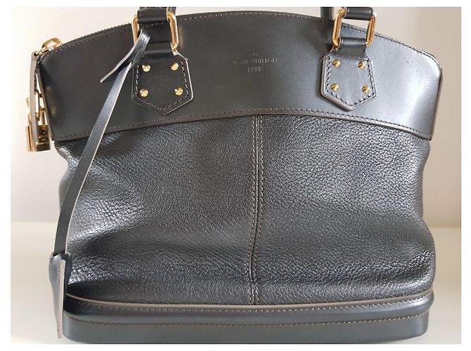 Louis Vuitton Suhali Lockit PM Grau Silber Anthrazitgrau - Ansicht 8