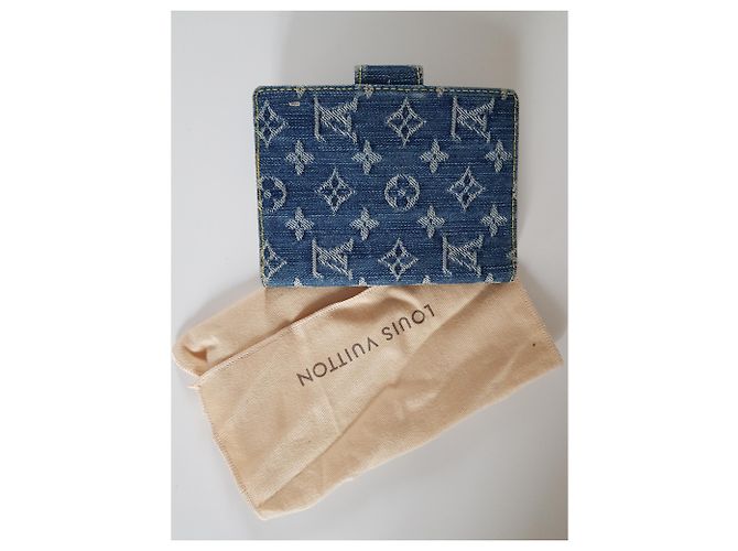 Blue Denim Louis Vuitton Tagebuch Blau Golden Gelb - Ansicht 5