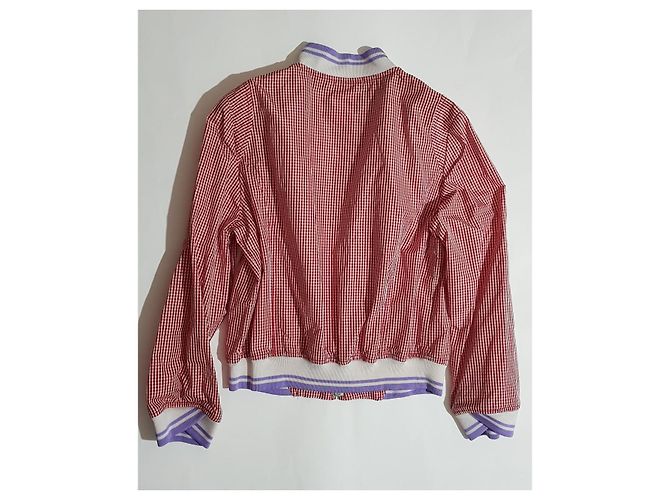 John Richmond Jacket Red Multicolore Polyester Multiple colors - view 2
