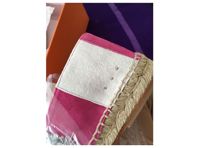 L'F Shoes Luxus Leder Espadrillas Pink - Ansicht 5