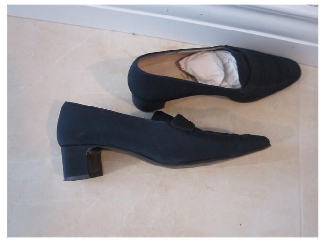 Chanel moccasins Blu scuro - vista 2