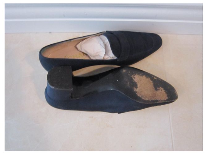 Chanel moccasins Blu scuro - vista 3