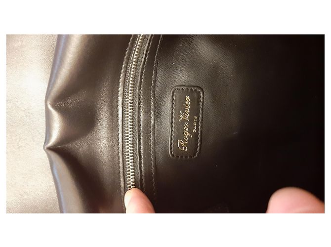 Borsa Roger Vivier Prisma in camoscio blu e grigio Multicolore - vista 6