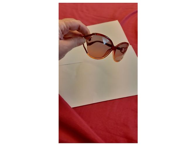 Gafas de sol Salvatore Ferragamo rojas - vista 7