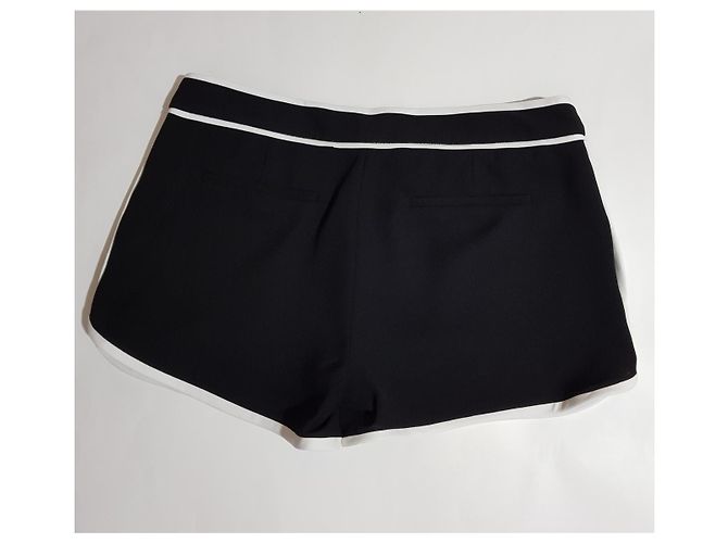 Pantaloncini Diane Von Furstenberg Bianchi e Neri Nero Bianco - vista 2