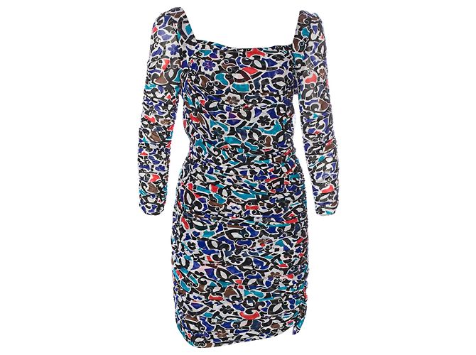 Diane Von Furstenberg DvF Uttana vestido de seda Multicolor - vista 2