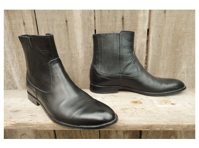 stivali chelsea Galliano p 43 Nero - vista 5