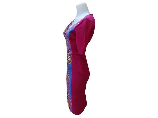 Abito Peter Pilotto Rosa Multicolore in Lana - vista 2