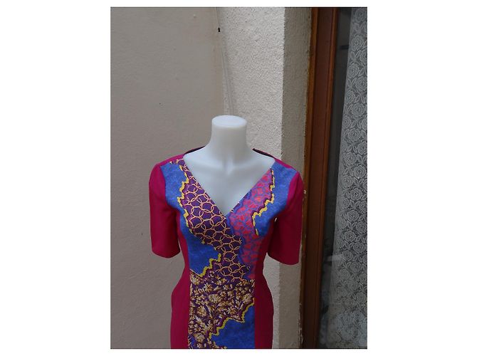 Abito Peter Pilotto Rosa Multicolore in Lana - vista 3