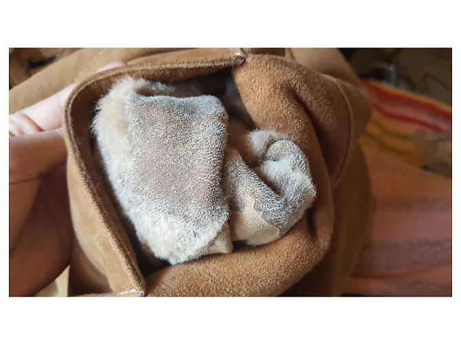 Autre Marque Abrigos, Ropa de abrigo de duracuir Caramelo - vista 5