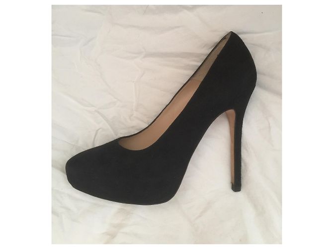 Décolleté All Saints in camoscio nero - vista 3